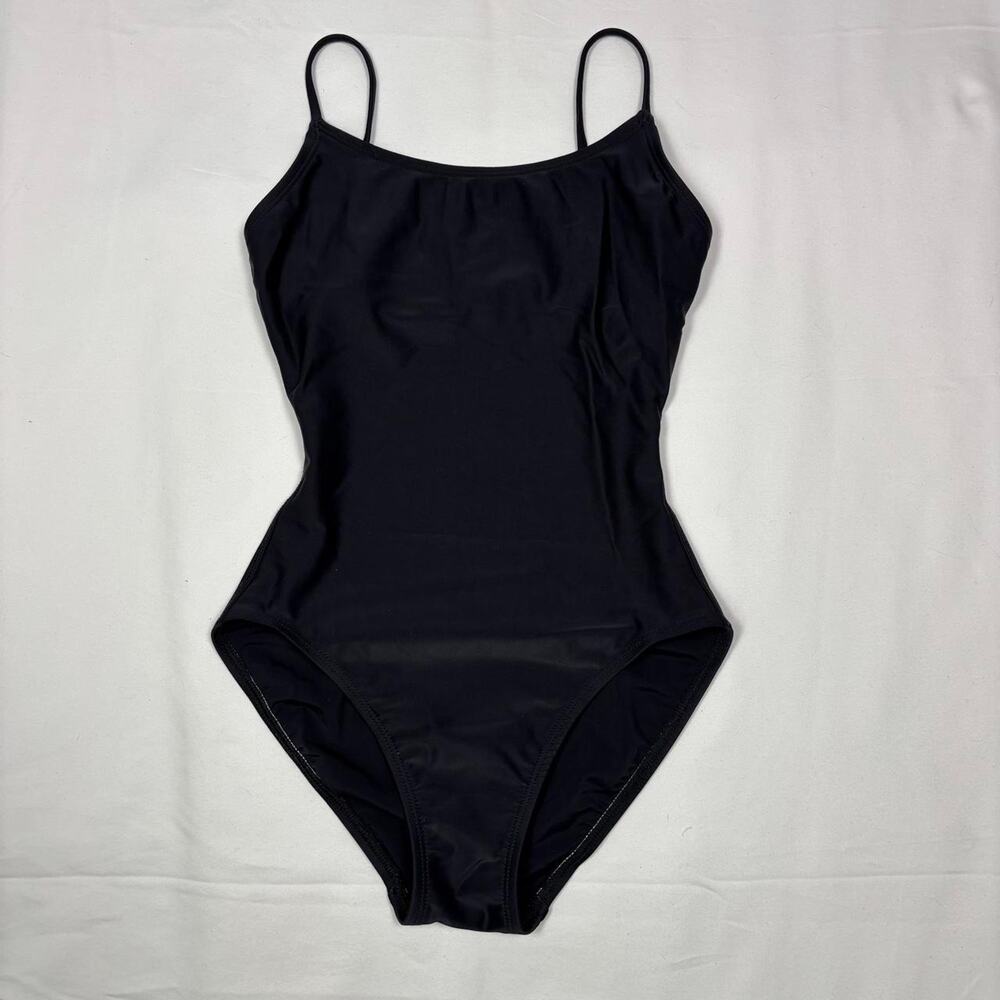 Vintage made in the USA black one piece swimsuit
